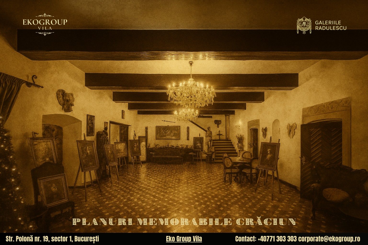 Descoperă farmecul zilelor libere din decembrie: Crăciunul anilor ’30 la Eko Group Vila, activitatea ideală de sărbători